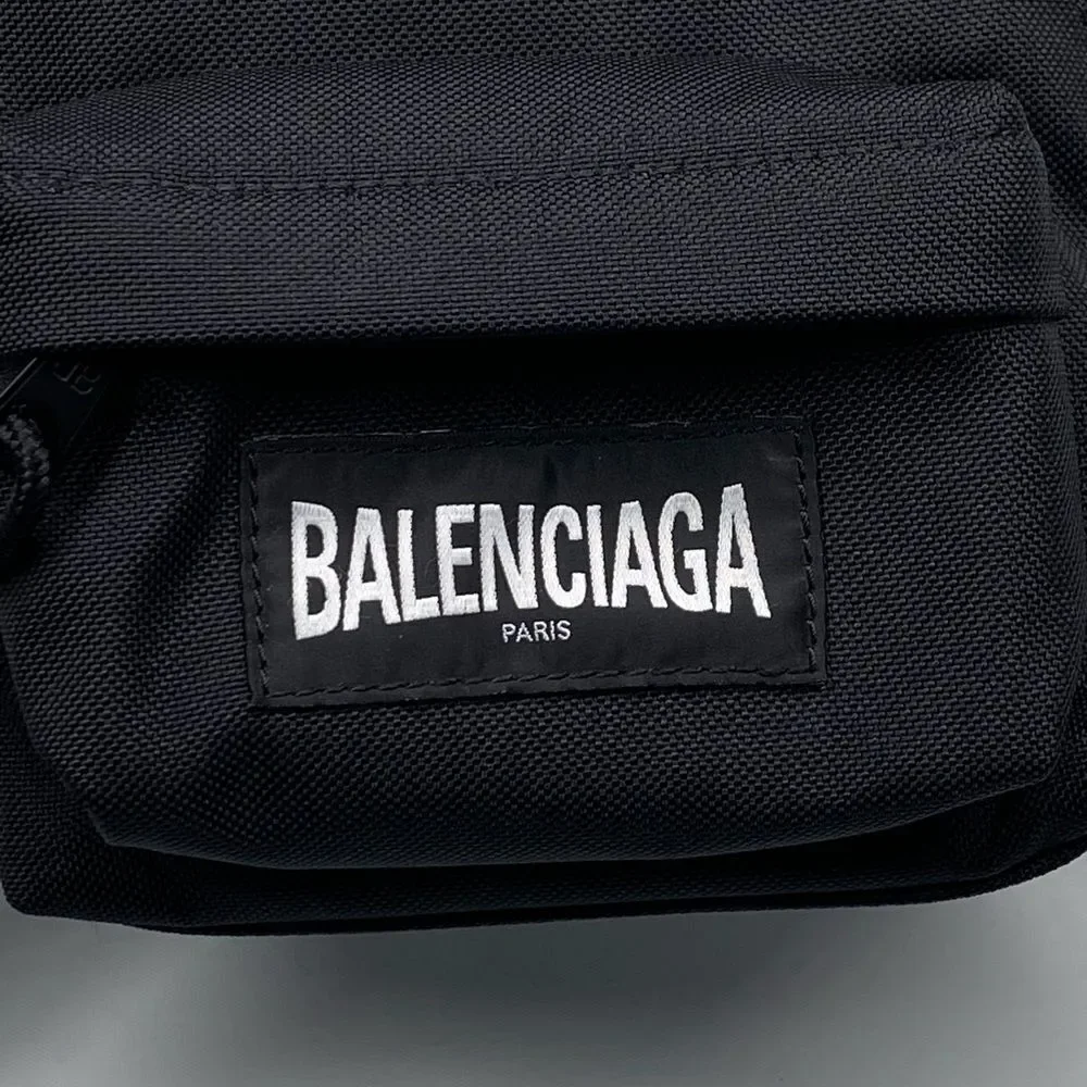 Balenciaga Black Nylon Mini Backpack Bag